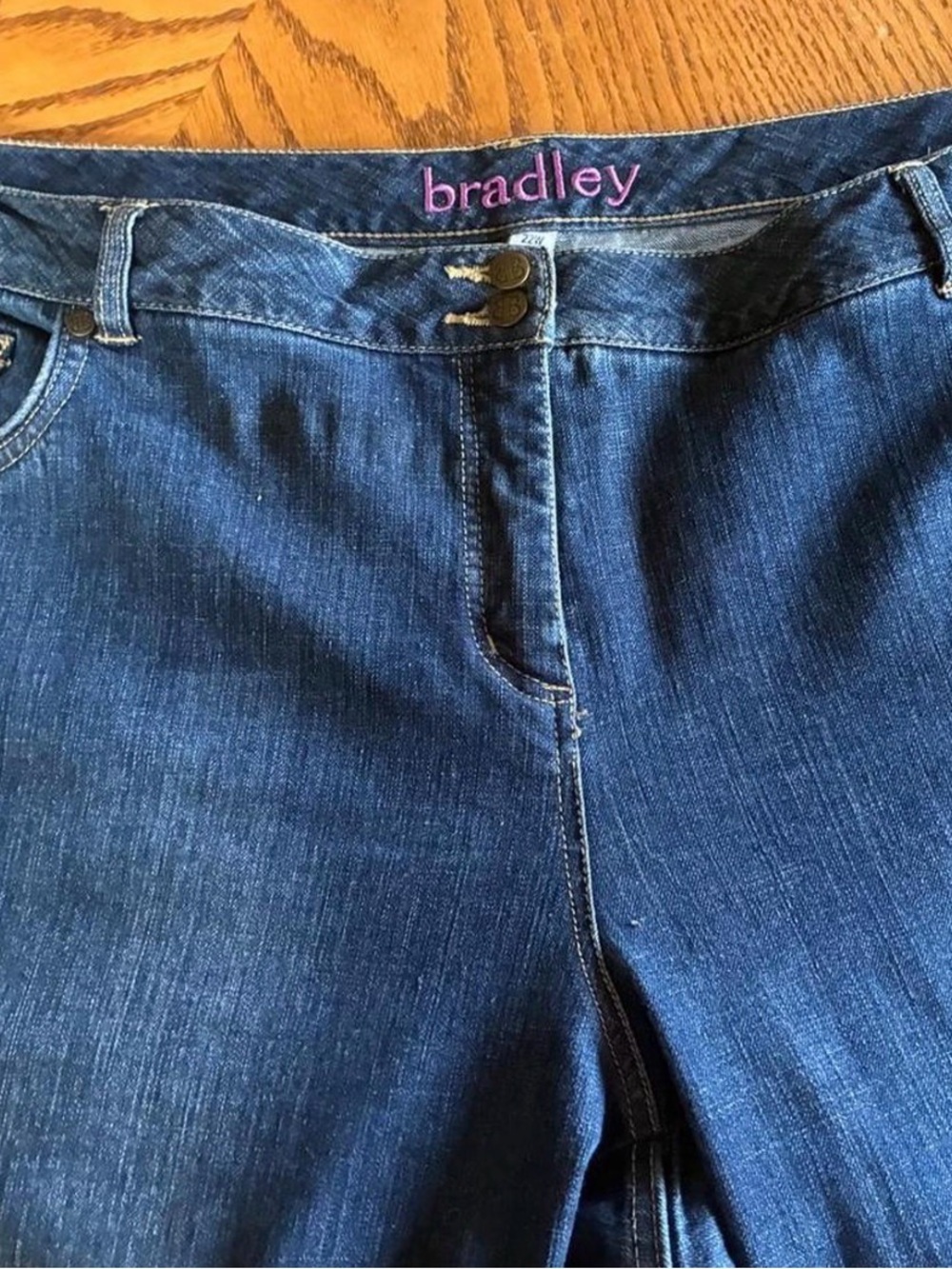 Bradley Stretch Denim Bootcut Jeans Women's Plus Size 22W - Picture 6 of 7